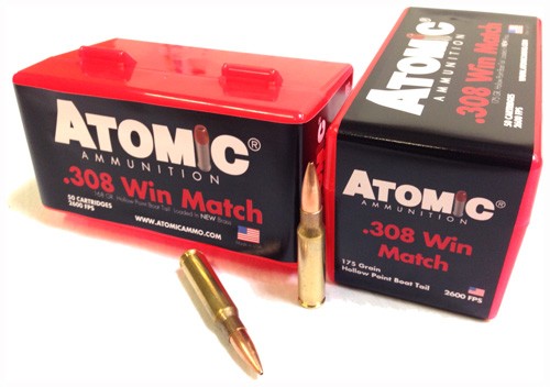 Atomic .308 Win 175gr Match BTHP - Box or Case