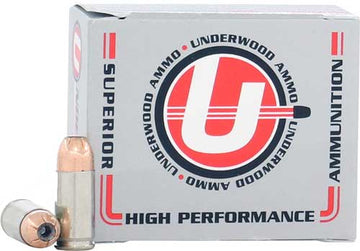Underwood Ammo 9mm Luger 115gr JHP 20rd - Box or Case