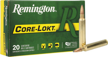 Remington Core-Lokt 300 Remington Ultra Magnum 180gr Pointed Soft Point 20 Rd - Box or Case