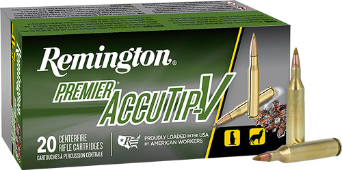 Remington Premier AccuTip-V 17 Rem 20gr 4250 fps - Box or Case