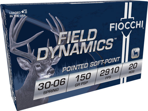 Fiocchi 30-06 Springfield 150gr PSP 20 Bx/10 Cs - Box or Case