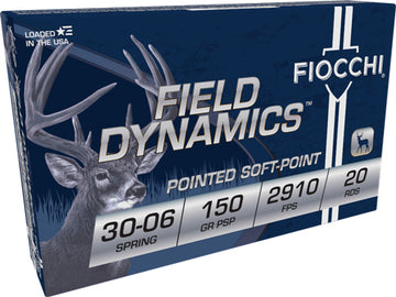 Fiocchi 30-06 Springfield 150gr PSP 20 Bx/10 Cs - Box or Case