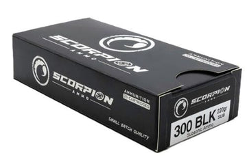Scorpion Ammo 300 Blackout 220gr FMJ Subsonic 20 Rd - Box or Case