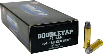 DoubleTap Ammunition Hardcast Solid 32 H&R Magnum 120gr WFNGC 20-Rd - Box or Case