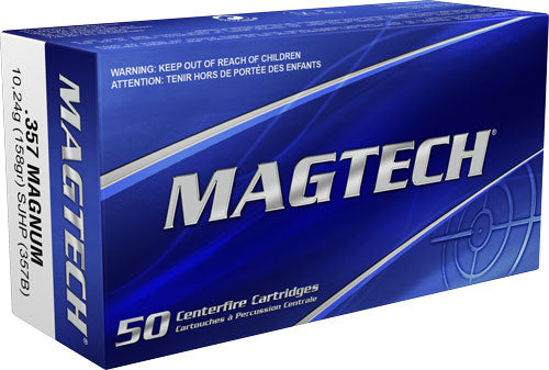 Magtech 357B 357 Mag 158gr SJHP - Box or Case