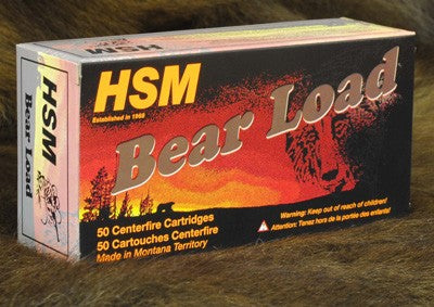 HSM Ammo Bear Load 45 Long Colt 325gr WFN Gas Check 50 Rd - Box or Case