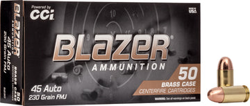 CCI Blazer Brass 45 ACP 230gr FMJ 50 Rd - Box or Case