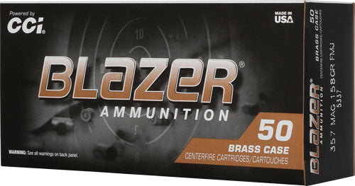 CCI Blazer Brass 357 Magnum 158gr FMJ - Box or Case