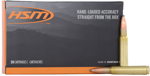 HSM Ammo 8mm Mauser 195gr Jacketed Soft Point 20 Rd - Box or Case