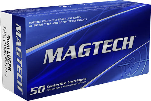 Magtech 9A 9mm Luger 115gr FMJ - Box or Case
