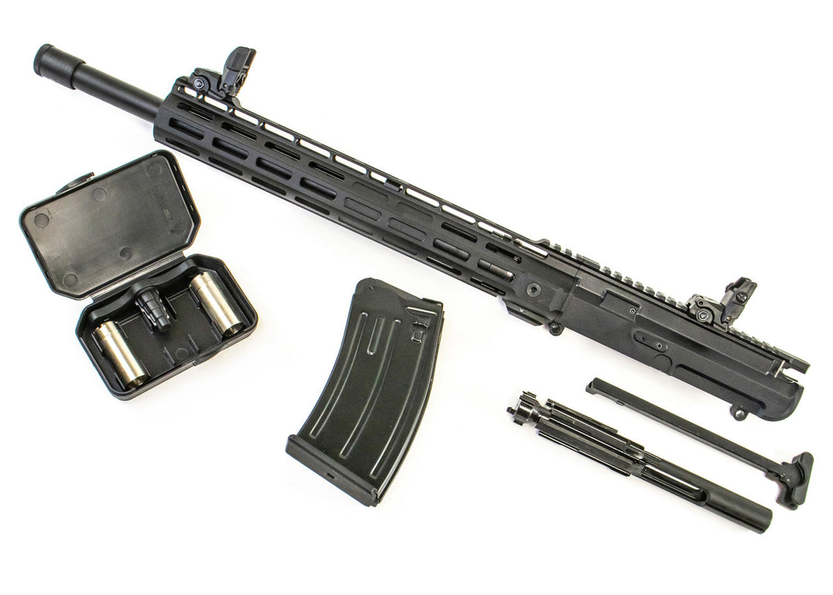 AR-10 12 Gauge Complete Upper w / Two (2x) 5 Round Magazines