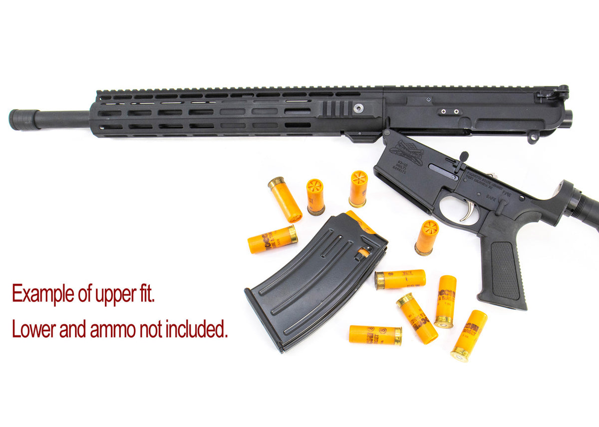 AR-10 12 Gauge Complete Upper w / Two (2x) 5 Round Magazines
