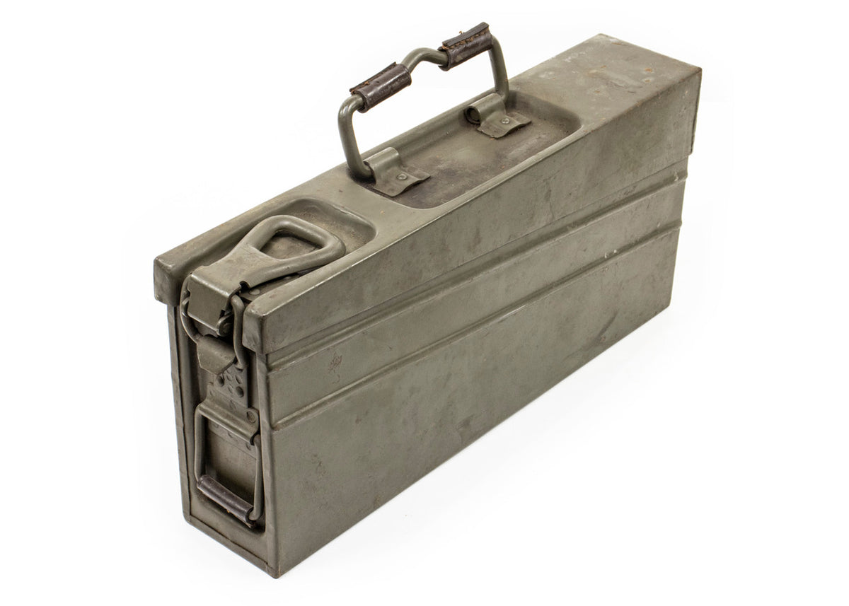German Original Unmarked MG42 Ammo Can Postwar Green