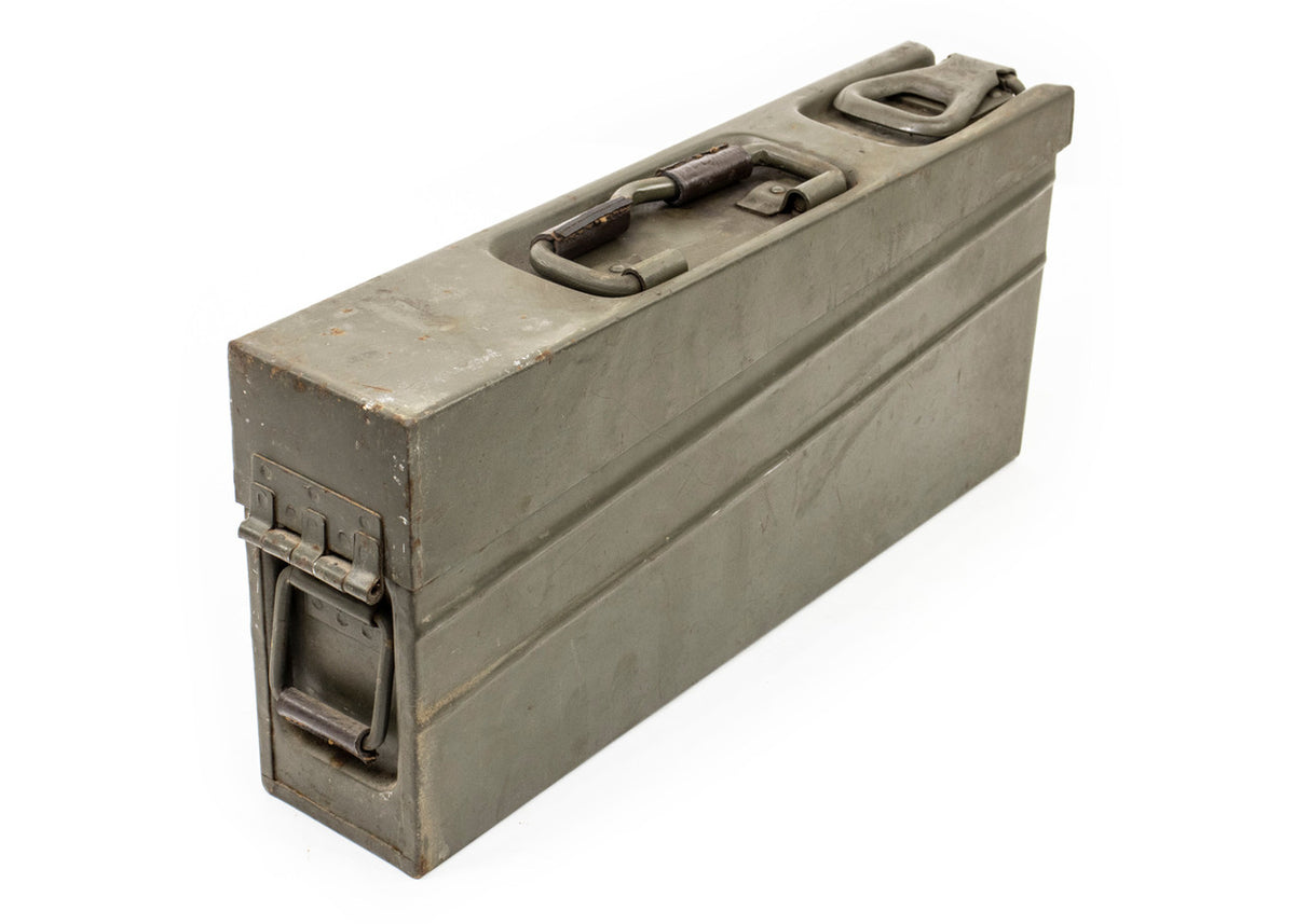 German Original Unmarked MG42 Ammo Can Postwar Green
