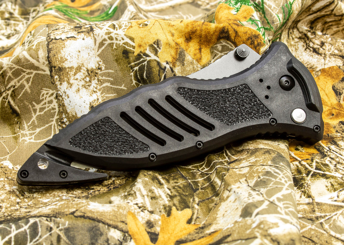 Blackhawk CQD Mark 1 Type E Folding Rescue Knife - Serrated