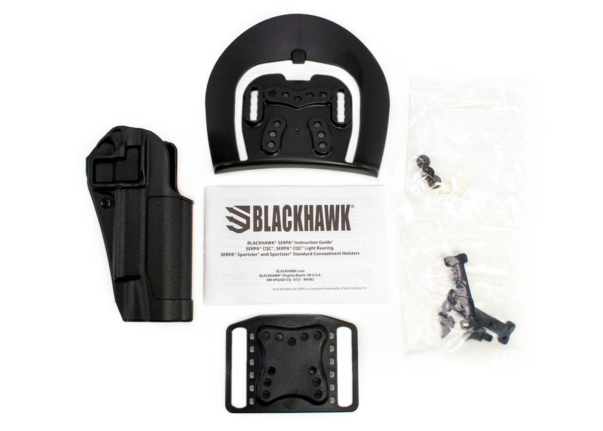 BLACKHAWK SERPA CQC 1911 Government Holster Right Hand Black Matte Finish