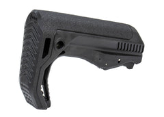 FOSTECH TOMAHAWK STOCK, 6 POSITION COLLAPSABLE AR-15 STOCK (BLACK)