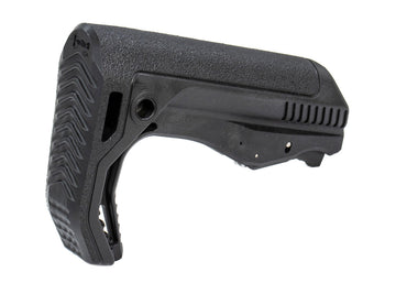 FOSTECH TOMAHAWK STOCK, 6 POSITION COLLAPSABLE AR-15 STOCK (BLACK)
