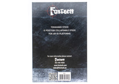FOSTECH TOMAHAWK STOCK, 6 POSITION COLLAPSABLE AR-15 STOCK (BLACK)