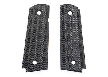 Remington 1911 Scalloped Grip Set - Black