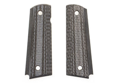 1911 Laminate Linen G10 Grip Set - Pewter Black