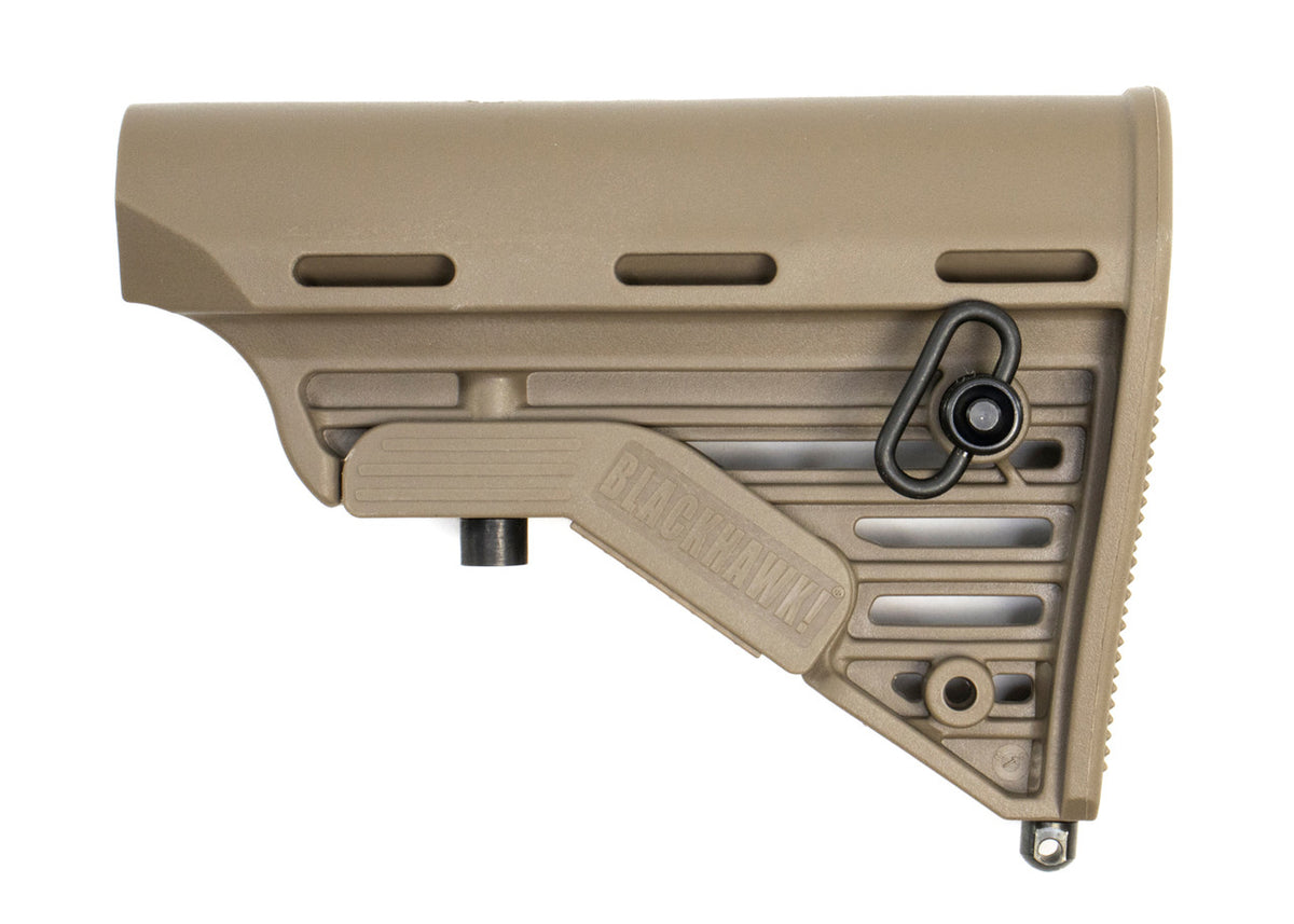 Blackhawk Comm. Buffer Tube Adj. Carbine Rifle Buttstock AR, AK Parts
