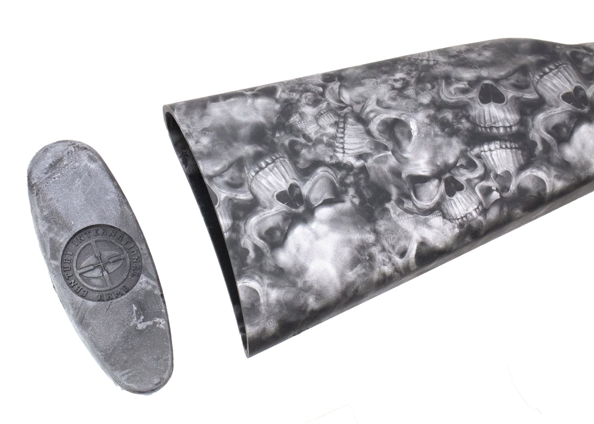 PAP M70 Stock Set Skulls w/Pistol Grip for Yugo Models - USA mfg Black nylon