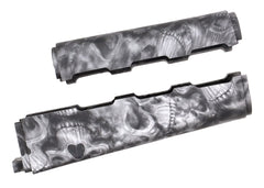 PAP M70 Stock Set Skulls w/Pistol Grip for Yugo Models - USA mfg Black nylon