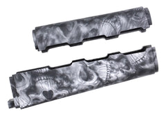 PAP M70 Stock Set Skulls w/Pistol Grip for Yugo Models - USA mfg Black nylon