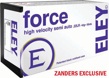 Eley Force 22 LR 42gr Round Nose 50 Rd - Box or Case