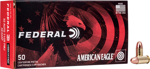 Federal American Eagle 25 ACP 50gr FMJ 50rd - Box or Case