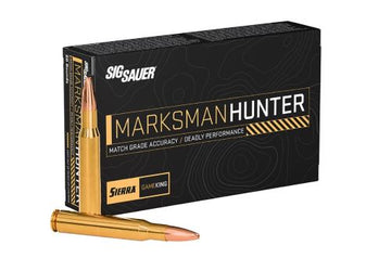 Sig Sauer Marksman Hunter 30-06 Springfield 165gr Sierra GameKing JHP 20 Rd - Box or Case