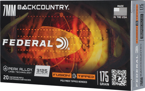 Federal Fusion 7mm Backcountry 175gr Fusion Tipped 20rd - Box or Case