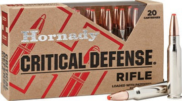 Hornady Critical Defense 223 Rem 73gr FTX 20rd - Box or Case