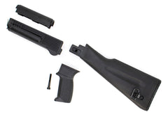 Riley Defense AK47 / AK74 Stock Set - 4 Piece Black, US Made