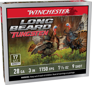 Winchester Ammo Long Beard TS17 28 Gauge 3" 1-1/2 oz #9 Shot 5 Rd - Box or Case