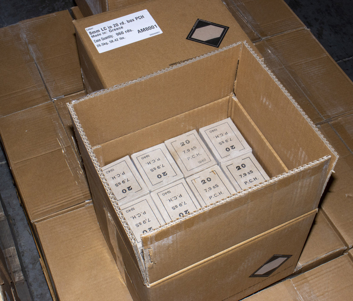 Greek 8mm 1940 Surplus Ammo - 960 Round Case