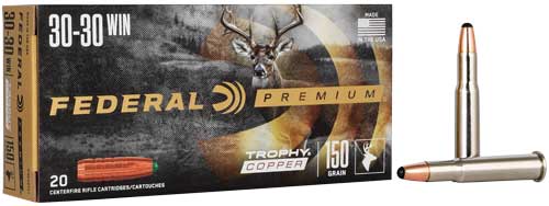 Federal Trophy Copper 30-30 Winchester 150gr 20rd - Box or Case
