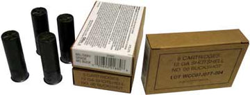 Winchester Ammunition Military Grade 12 Gauge 2.75" 9 Pellets 00 Buck 1325 fps Shotgun Ammo - Box or Case
