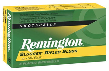 Remington Slugger 12 Gauge 3" 1oz Rifled Slug 5 Rd - Box or Case