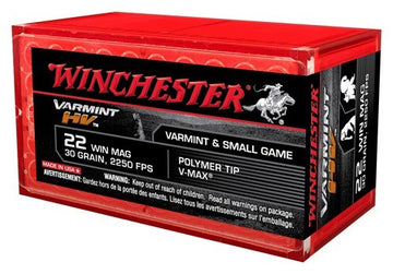Winchester Ammunition Supreme 22 WMR 30gr V-Max - Box or Case