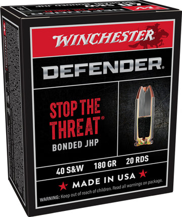 Winchester Supreme Elite PDX1 Defender .40 S&W 165gr JHP 20rd - Box or Case