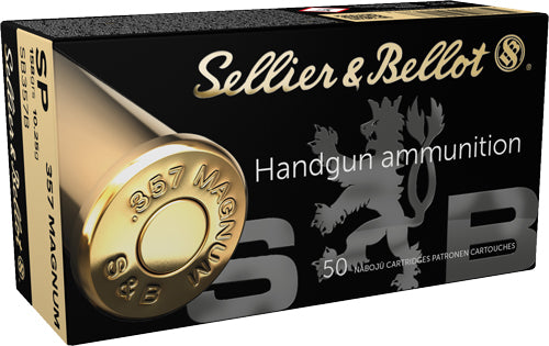Sellier & Bellot SB357B 357 Mag 158gr Jacketed Soft Point 50 Rounds - Box or Case