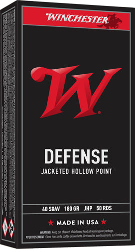 Winchester Ammunition USA 40 S&W 180gr JHP - Box or Case