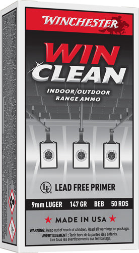 Winchester Ammunition WinClean 9mm Luger 147gr JSP - Box or Case