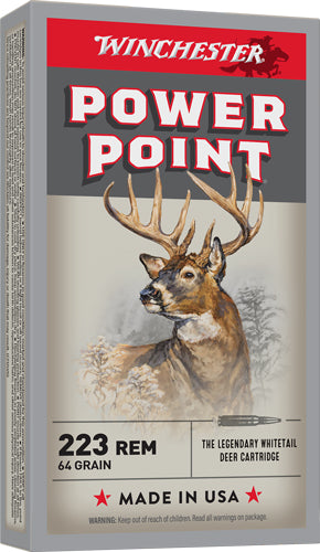 Winchester Ammunition Super-X 223 Rem 64gr Power-Point 20rd - Box or Case