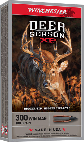 Winchester Ammunition Deer Season XP .300 Win Mag 180gr Extreme Point Polymer Tip - Box or Case