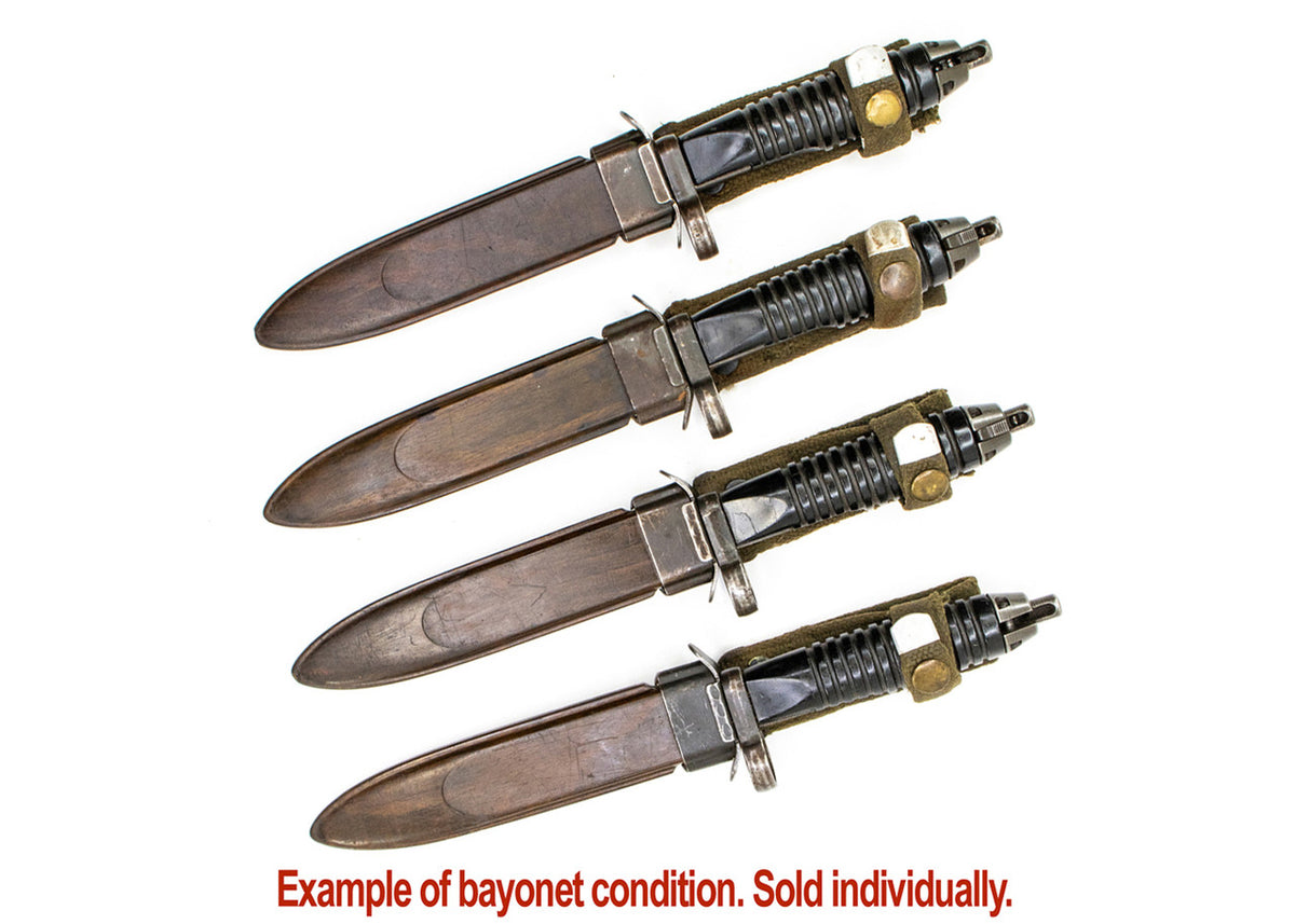 G3 Bayonet w/Scabbard, 12 Groove, Recessed Cut - Fair - B Grade