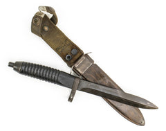 G3 Bayonet w/Scabbard, 12 Groove - Good - B Grade
