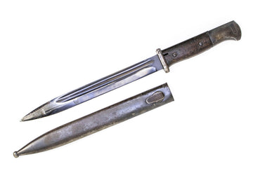 German K98 Bayonet w/ Scabbard Portuguese 937B  - GOOD Condition